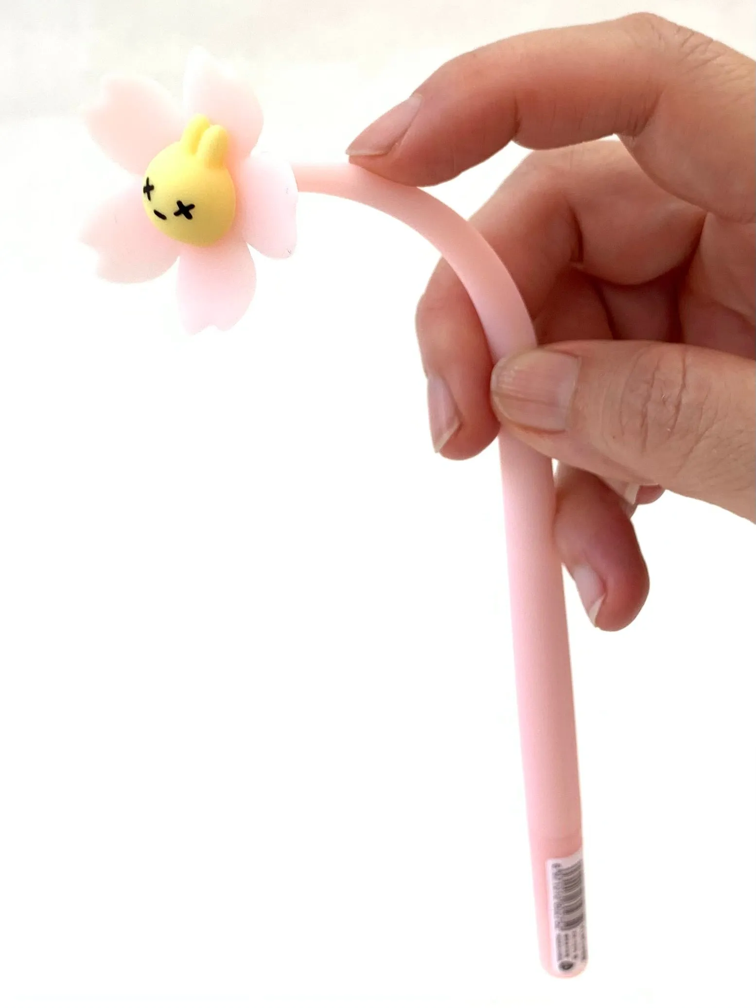 X 22419 SAKURA RABBIT FLOWER WIGGLE GEL PEN-DISCONTINUED
