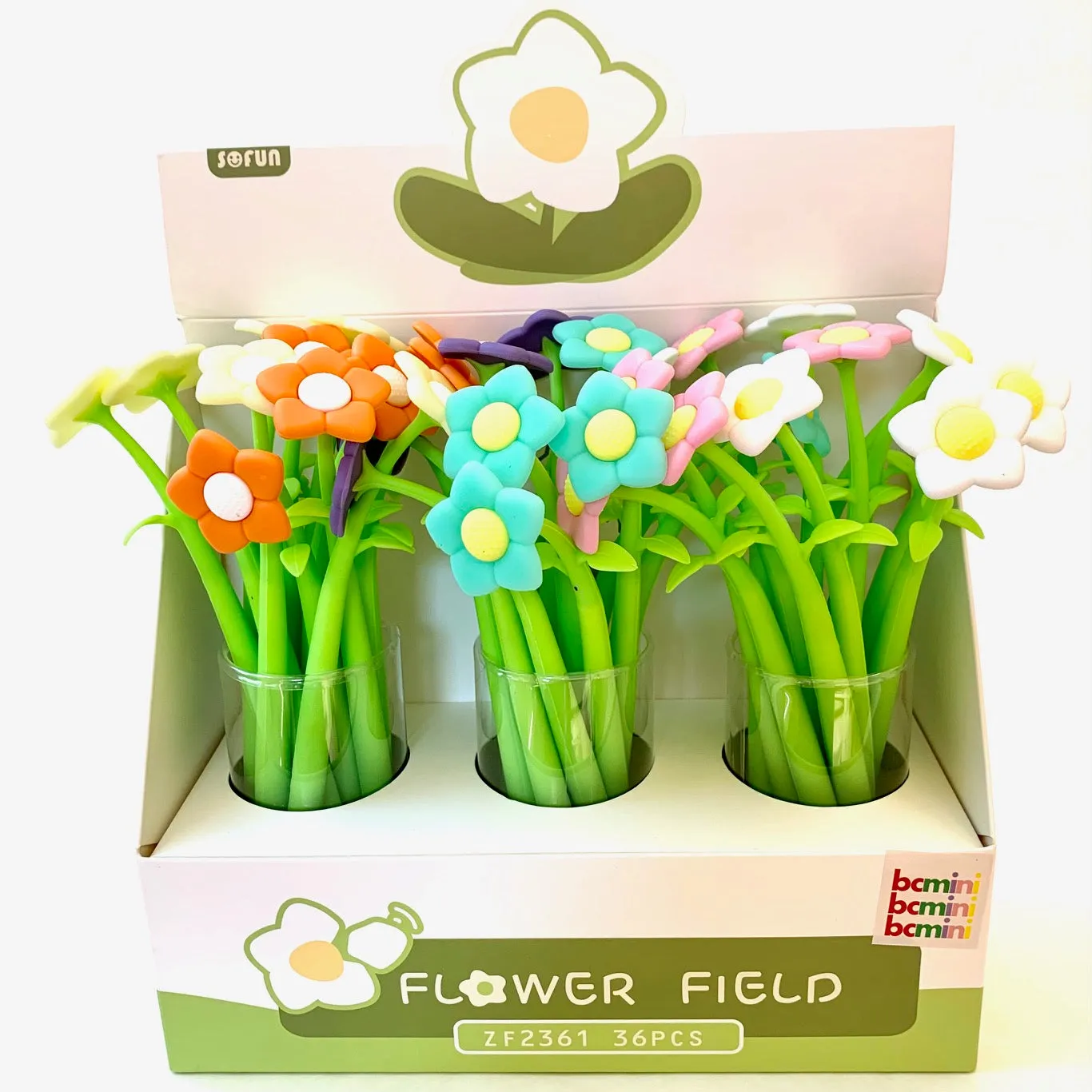 X 22432 FLOWER FIELD WIGGLE GEL PEN-DISCONTINUED