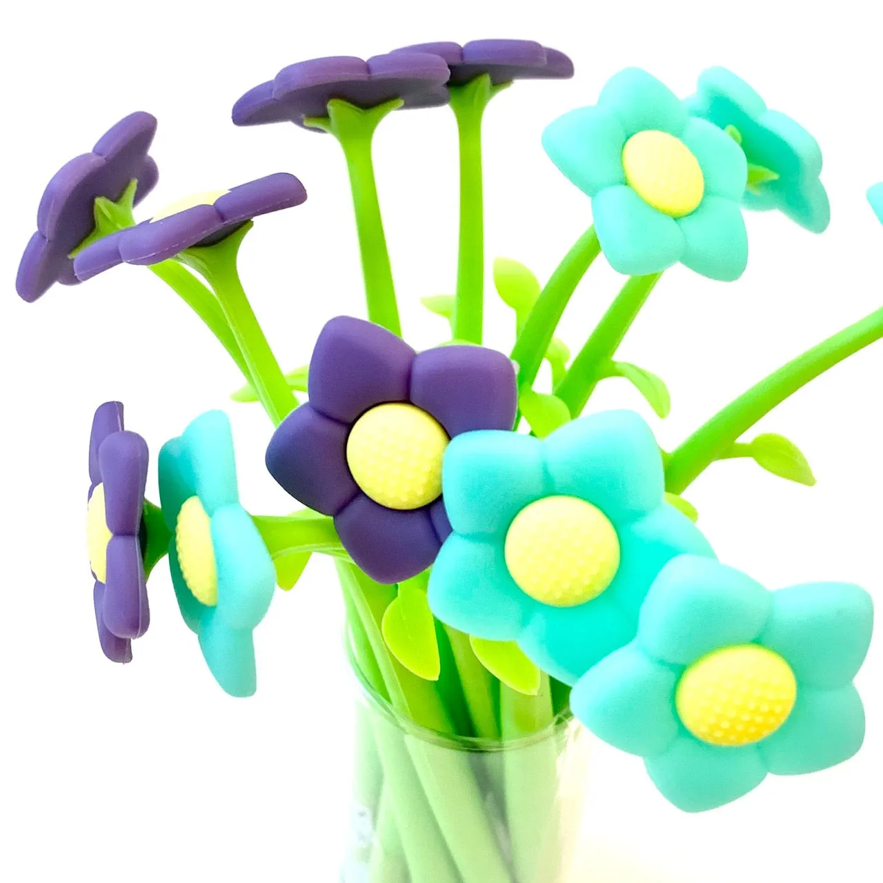 X 22432 FLOWER FIELD WIGGLE GEL PEN-DISCONTINUED