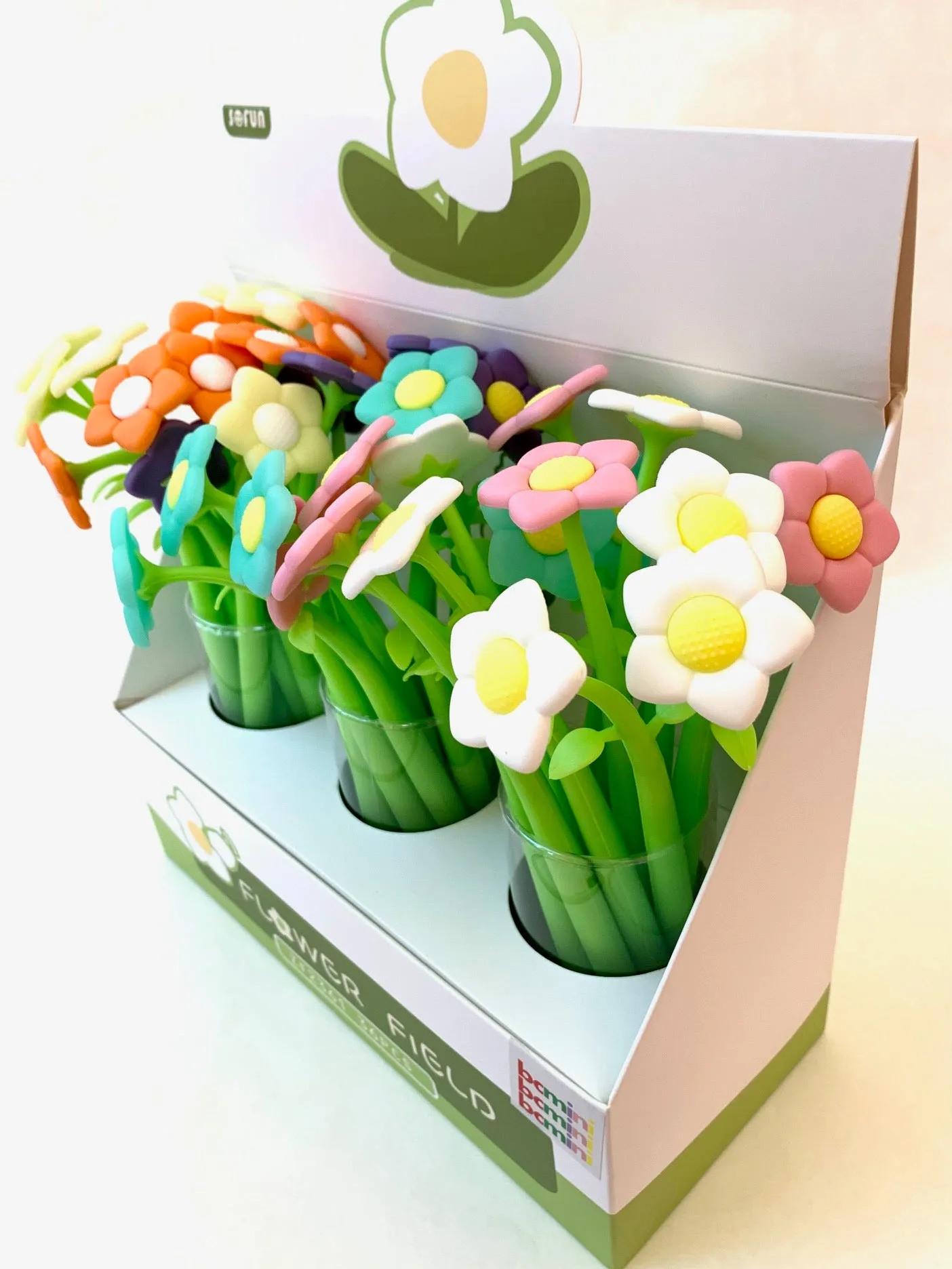 X 22432 FLOWER FIELD WIGGLE GEL PEN-DISCONTINUED