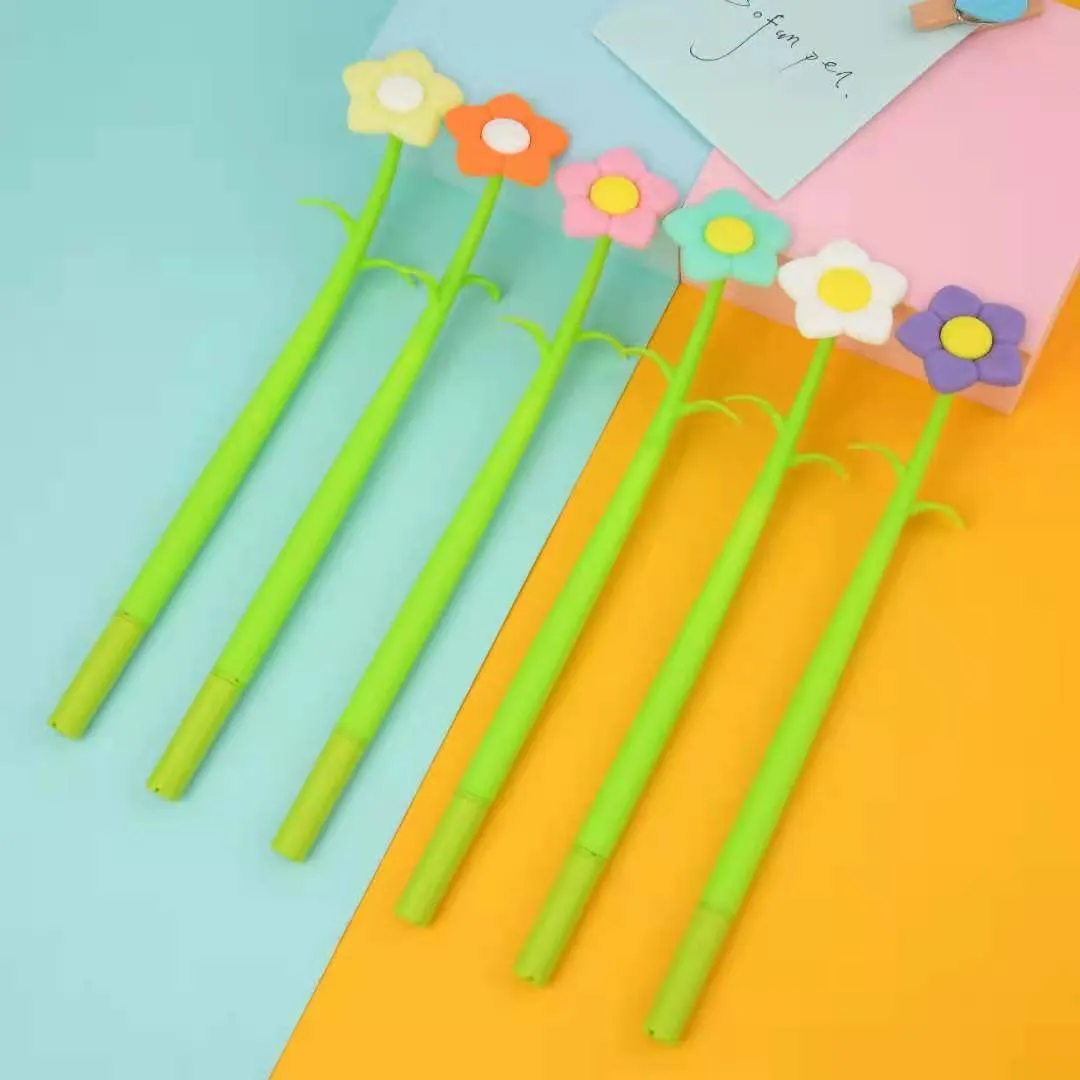 X 22432 FLOWER FIELD WIGGLE GEL PEN-DISCONTINUED