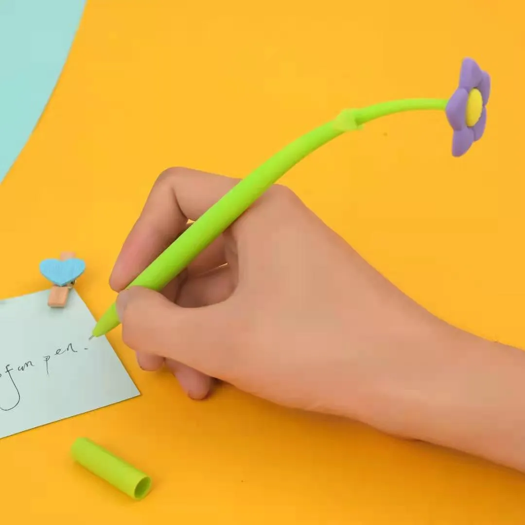 X 22432 FLOWER FIELD WIGGLE GEL PEN-DISCONTINUED