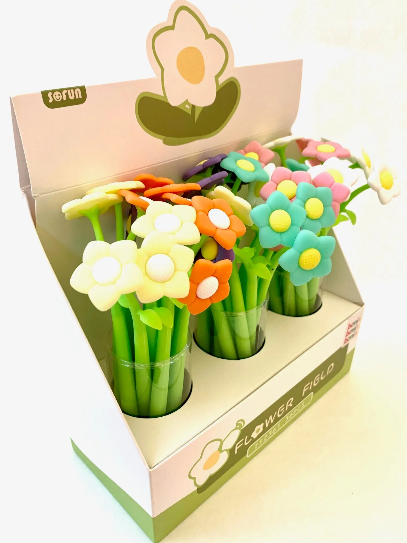 X 22432 FLOWER FIELD WIGGLE GEL PEN-DISCONTINUED