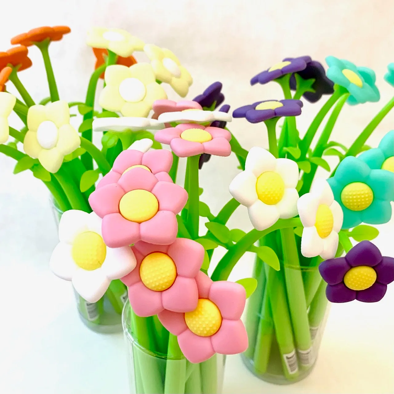 X 22432 FLOWER FIELD WIGGLE GEL PEN-DISCONTINUED