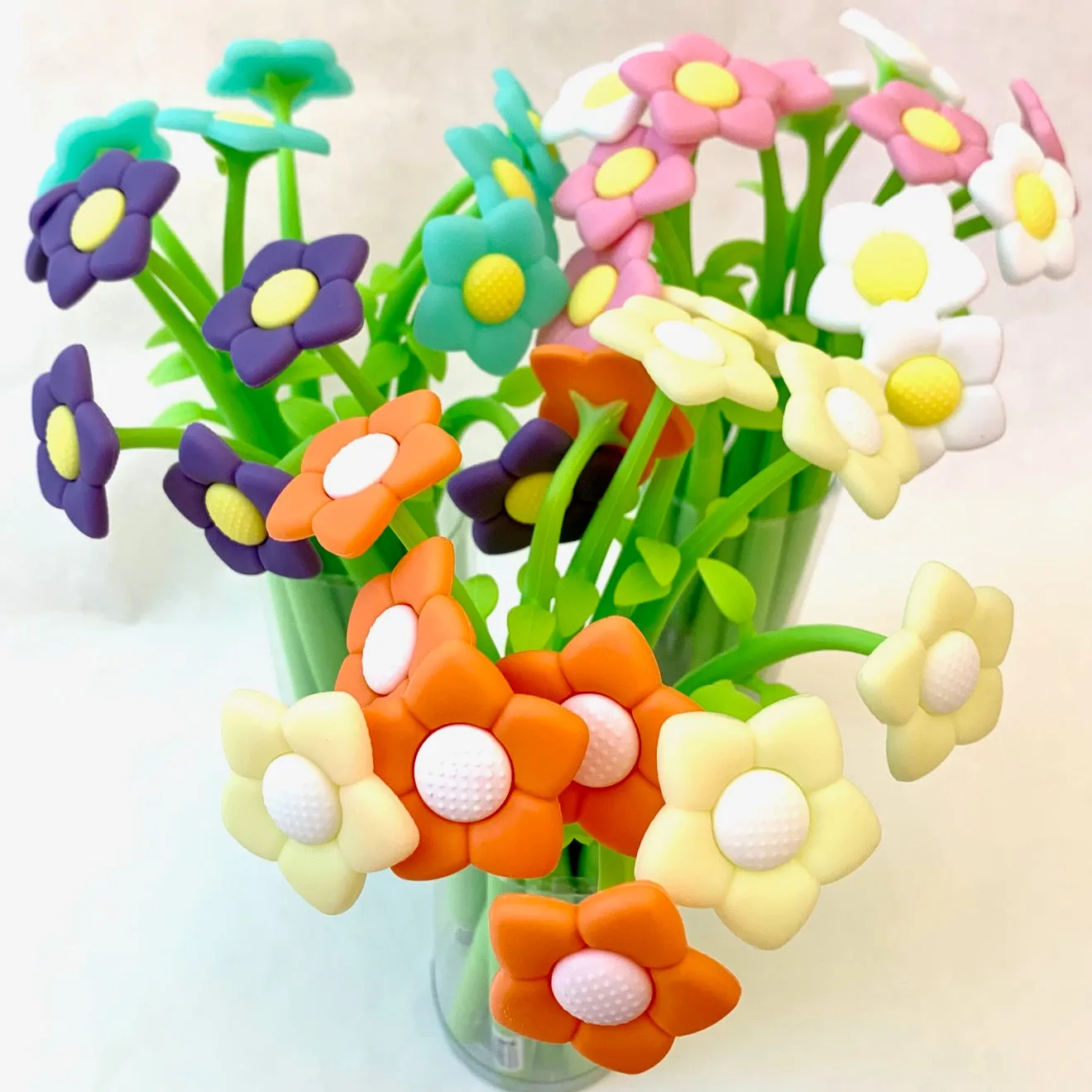 X 22432 FLOWER FIELD WIGGLE GEL PEN-DISCONTINUED