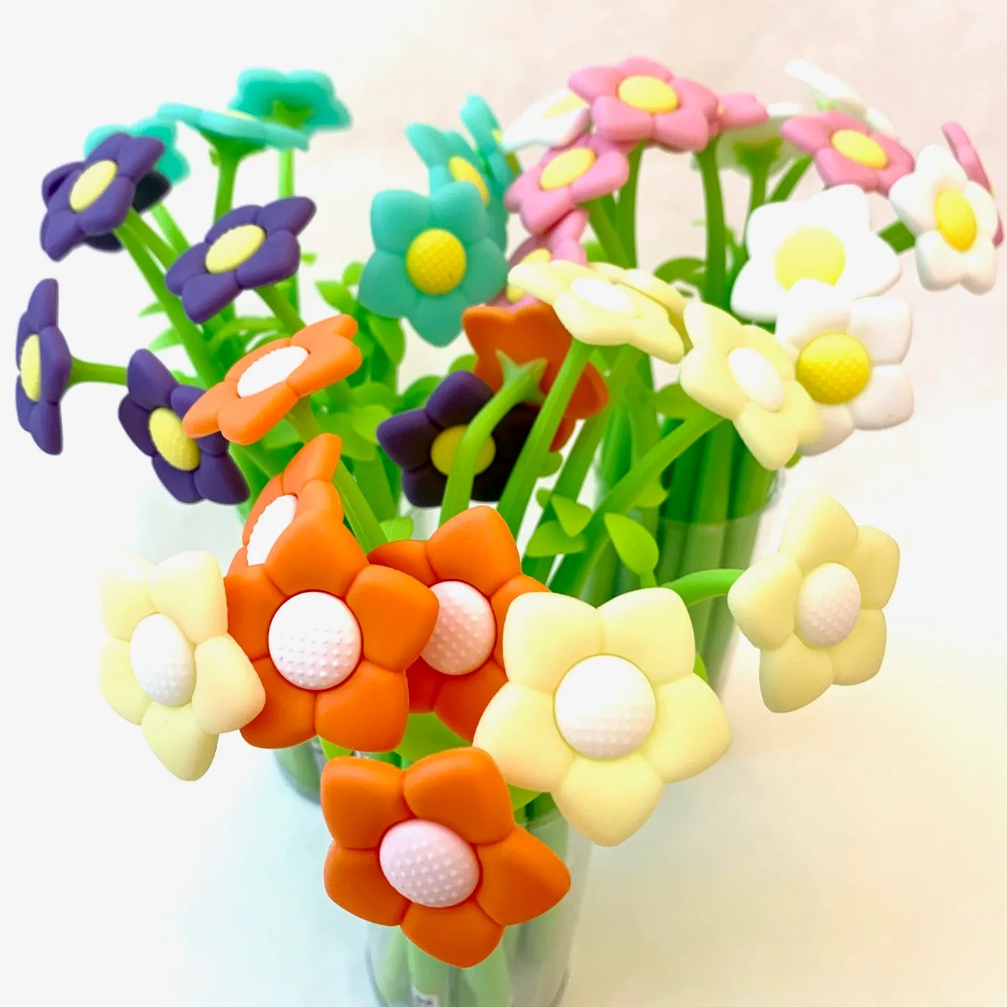 X 22432 FLOWER FIELD WIGGLE GEL PEN-DISCONTINUED