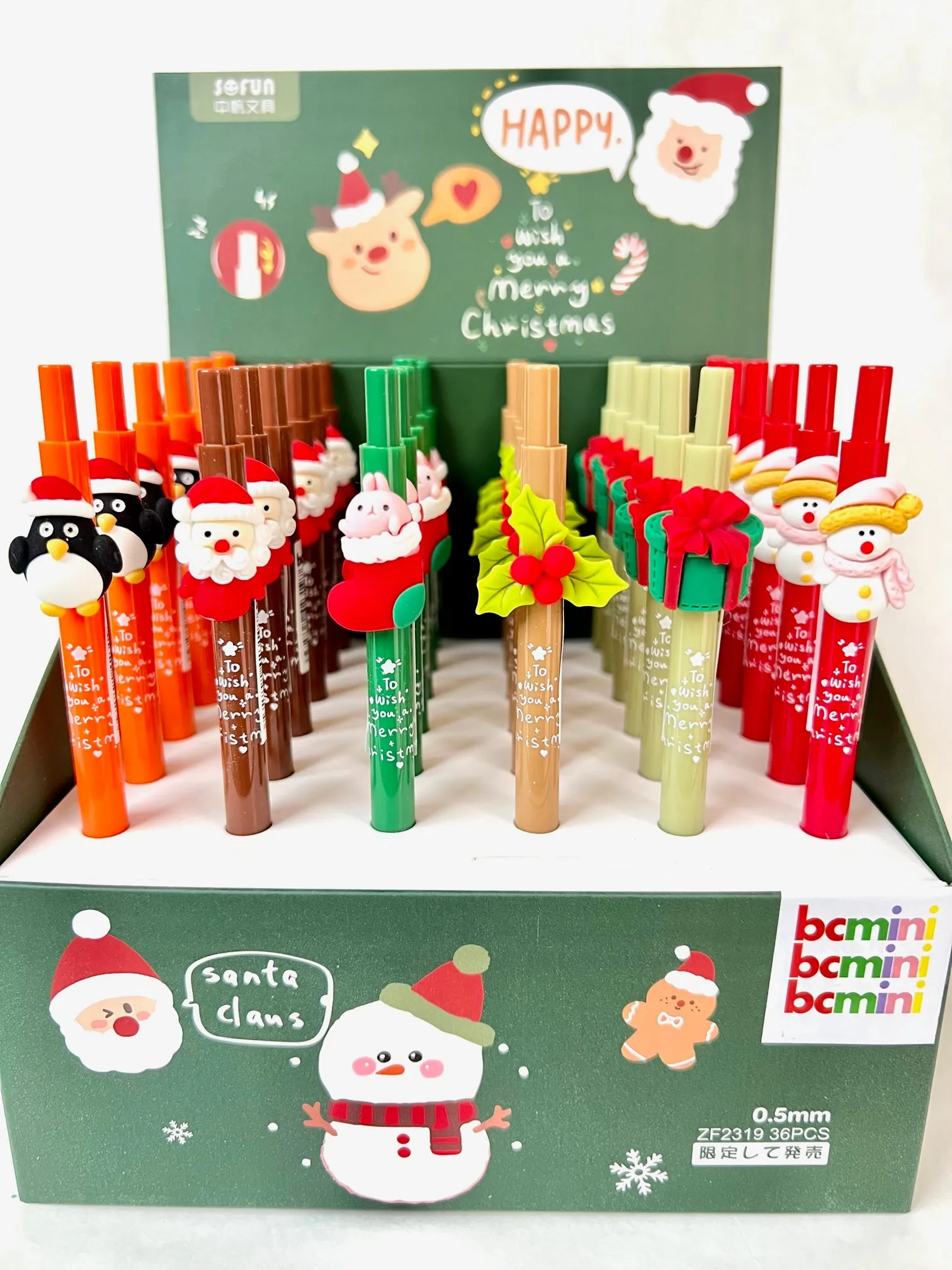 X 22534 CHRISTMAS RETRACTABLE GEL PEN-DISCONTINUED