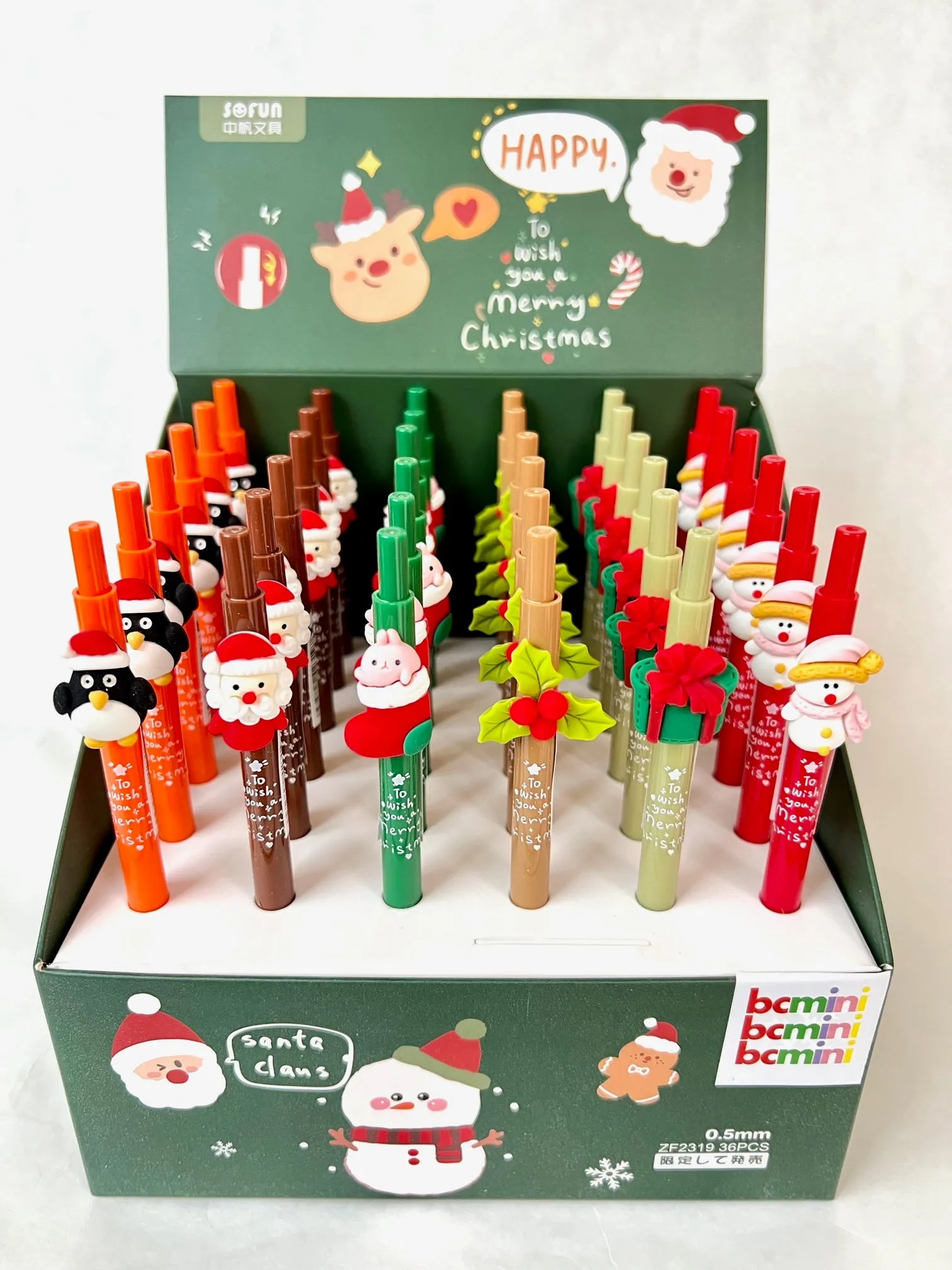 X 22534 CHRISTMAS RETRACTABLE GEL PEN-DISCONTINUED