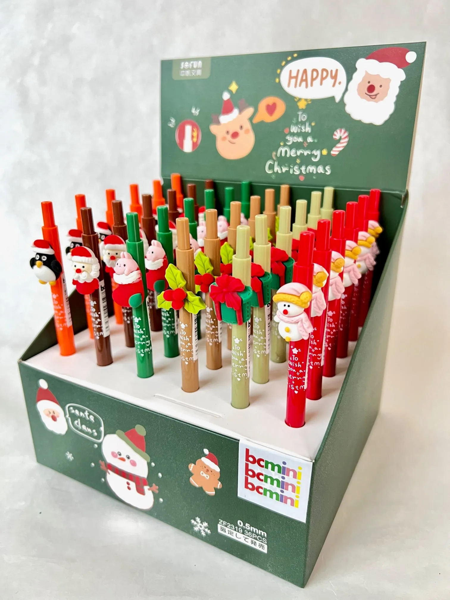 X 22534 CHRISTMAS RETRACTABLE GEL PEN-DISCONTINUED