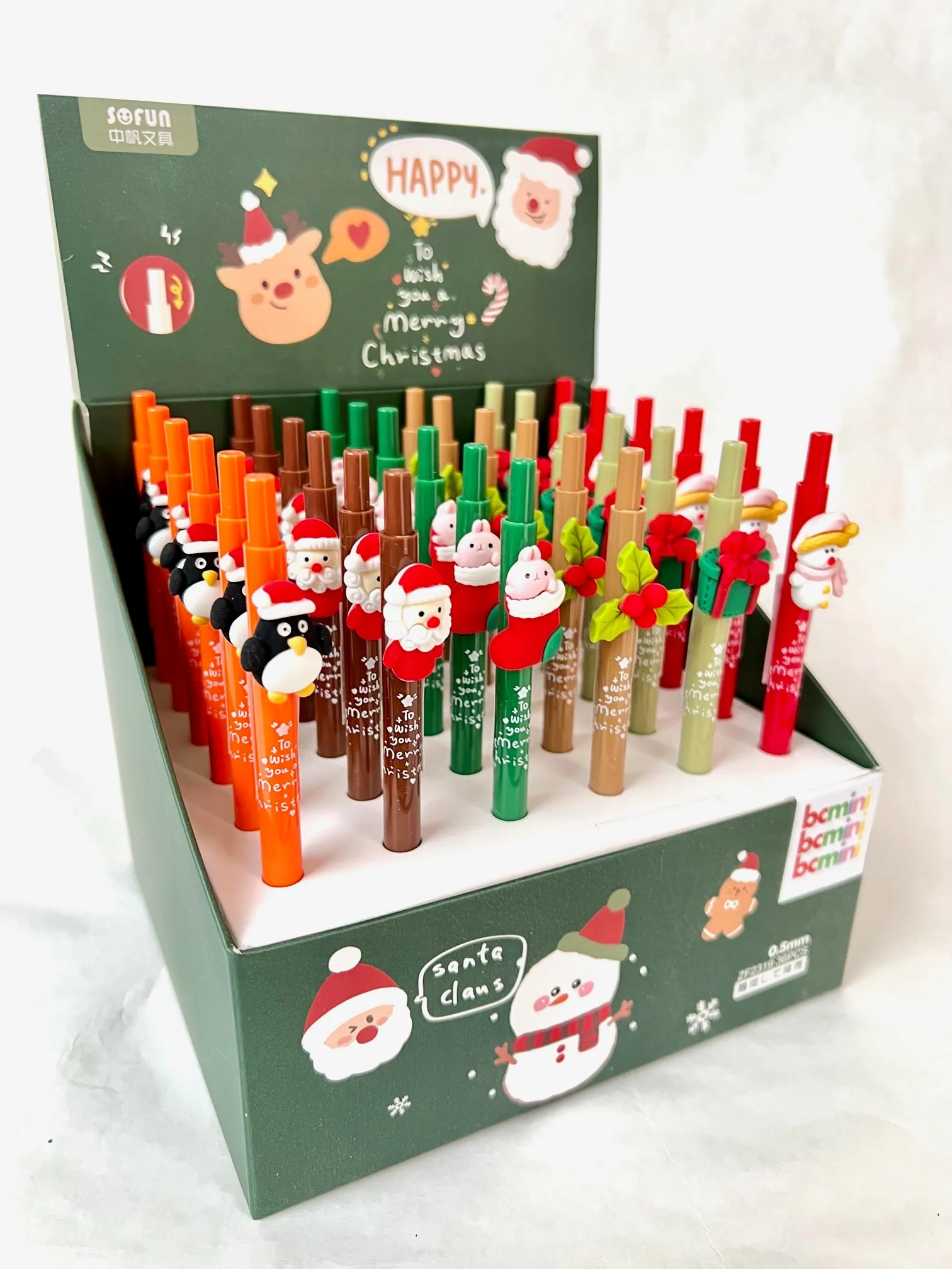 X 22534 CHRISTMAS RETRACTABLE GEL PEN-DISCONTINUED